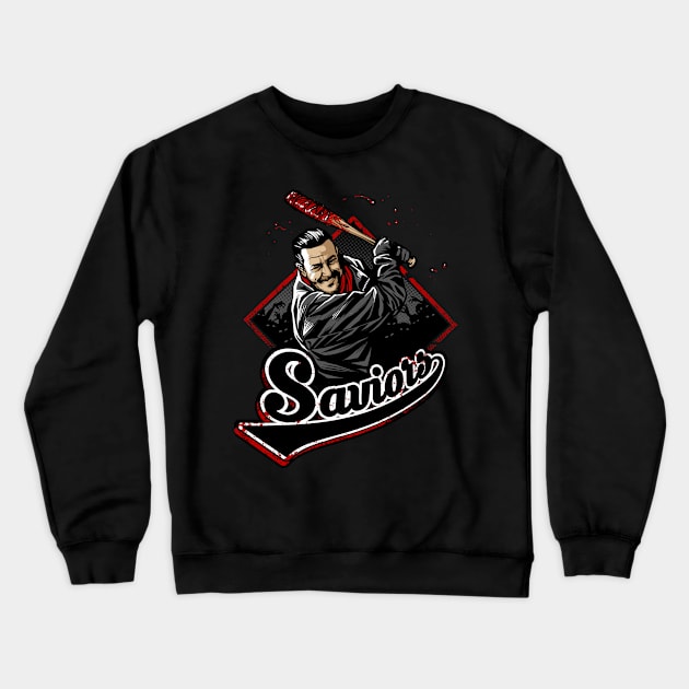 Team Saviors Crewneck Sweatshirt by RedBug01